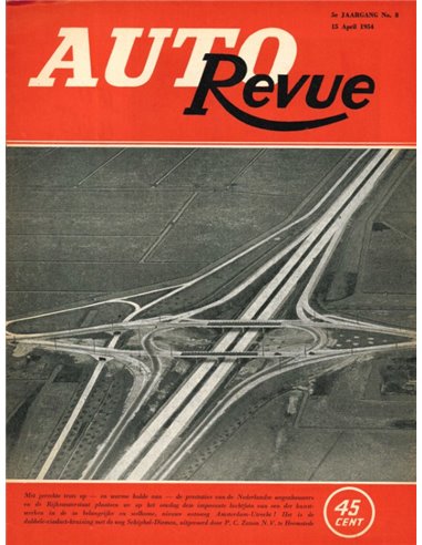 1954 AUTO REVUE MAGAZIN 8 NIEDERLÄNDISCH