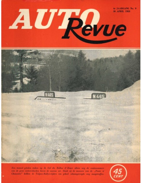 1953 AUTO REVUE MAGAZINE 9 NEDERLANDS