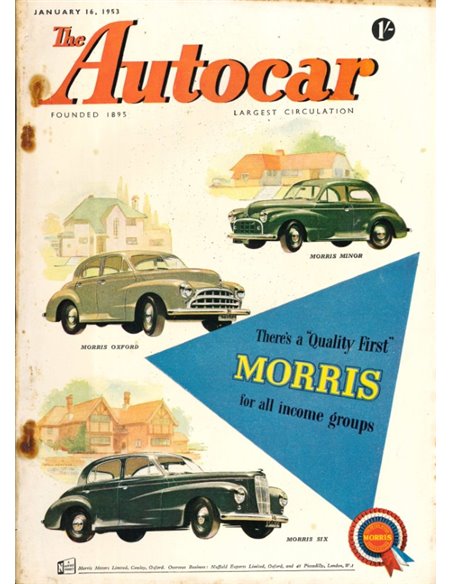 1953 THE AUTOCAR MAGAZIN 11 ENGLISCH