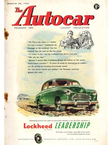 1953 THE AUTOCAR MAGAZIN 03 ENGLISCH