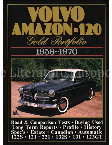 VOLVO AMAZON 120 GOLD PORTFOLIO 1956-1970