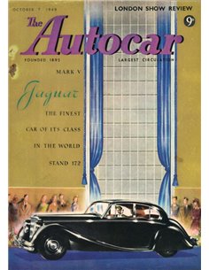 1949 THE AUTOCAR MAGAZIN 10 ENGLISCH