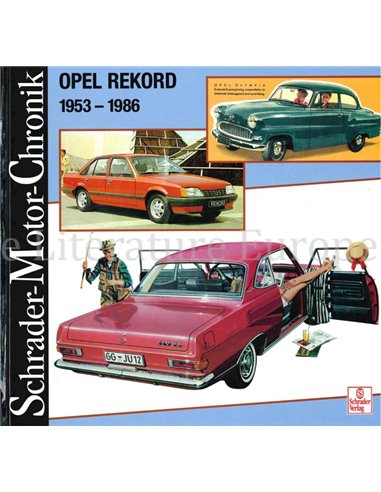 OPEL REKORD 1953-1986, SCHRADER MOTOR CHRONIK