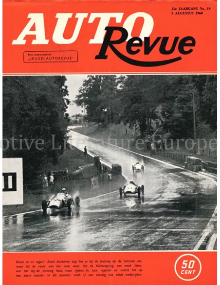1960 AUTO REVUE MAGAZIN 16 NIEDERLÄNDISCH