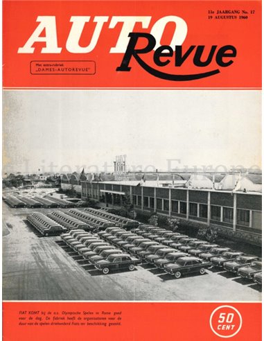 1960 AUTO REVUE MAGAZINE 17 NEDERLANDS