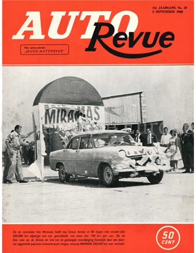1960 AUTO REVUE MAGAZIN 18 NIEDERLÄNDISCH