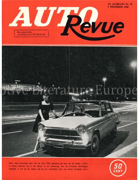 1960 AUTO REVUE MAGAZIN 25 NIEDERLÄNDISCH