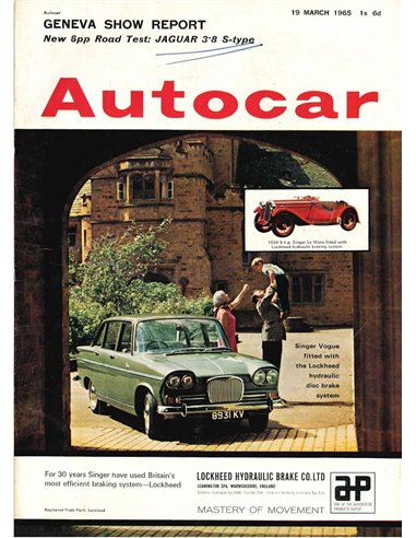 1965 THE AUTOCAR MAGAZIN 03 ENGLISCH