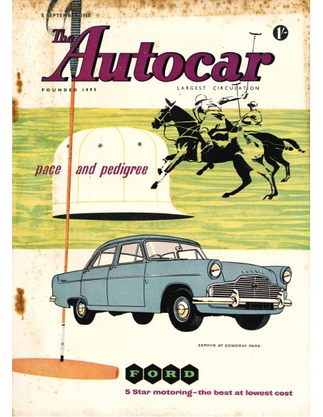 1958 THE AUTOCAR MAGAZIN 09 ENGLISCH