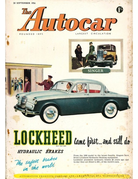 1956 THE AUTOCAR MAGAZIN 09 ENGLISCH