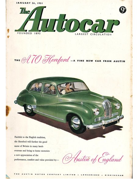 1951 THE AUTOCAR MAGAZINE 01 ENGLISH 