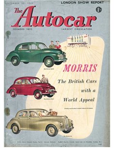 1949 THE AUTOCAR MAGAZIN 09 ENGLISCH