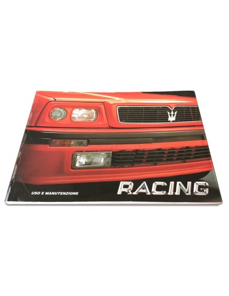 1991 MASERATI RACING INSTRUCTIEBOEKJE ITALIAANS