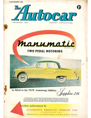 1955 THE AUTOCAR MAGAZINE 12 ENGLISH 