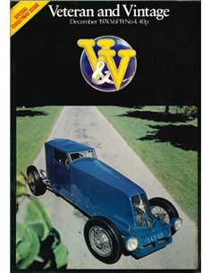 1974 VETERAN AND VINTAGE MAGAZIN ENGLISCH
