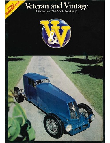 1974 VETERAN AND VINTAGE MAGAZIN ENGLISCH