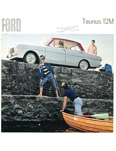 1965 FORD TAUNUS 12M BROCHURE DUTCH