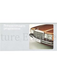 1979 MERCEDES BENZ PROGRAMMA BROCHURE NEDERLANDS
