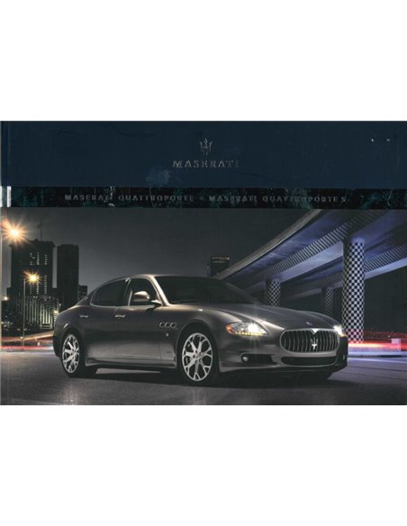 2008 MASERATI QUATTROPORTE V PROSPEKT ENGLISCH (USA)