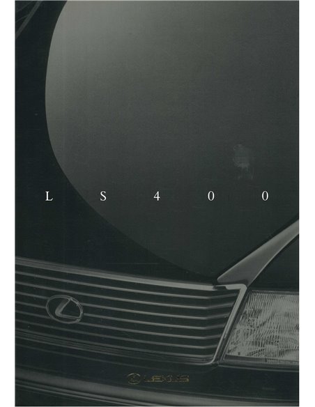 1997 LEXUS LS400 BROCHURE DUTCH