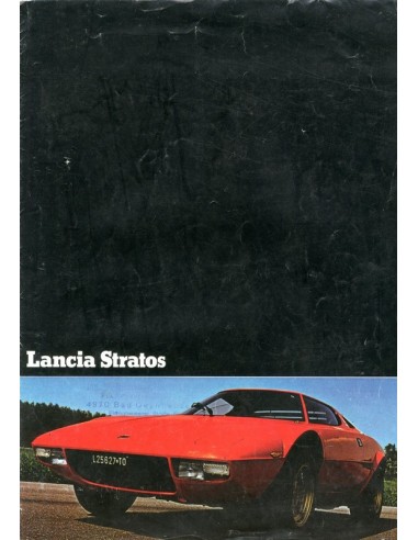 1975 LANCIA STRATOS BROCHURE DUITS