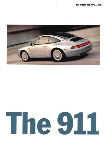 1995 PORSCHE 911 CARRERA TARGA & TURBO BROCHURE ENGELS (USA)