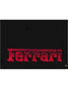 1984 FERRARI PROGRAMMA PERSMAP DUITS 325/84