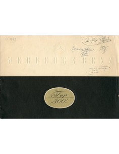 1951 MERCEDES BENZ TYPE 300 BROCHURE DUITS