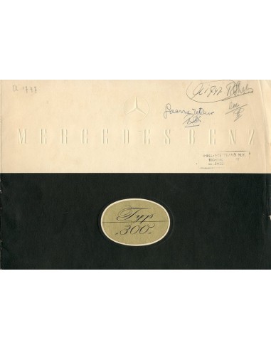 1951 MERCEDES BENZ TYPE 300 BROCHURE DUITS