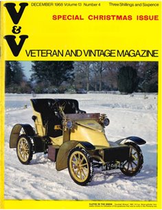 1968 VETERAN AND VINTAGE MAGAZINE 13 ENGLISH