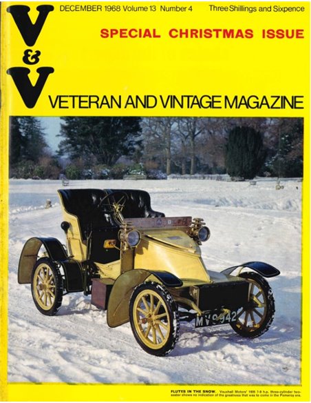 1968 VETERAN AND VINTAGE MAGAZINE 13 ENGLISH