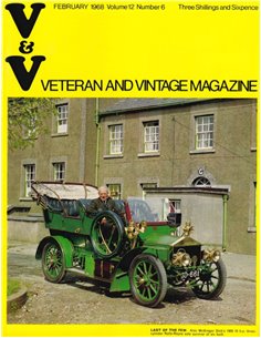 1968 VETERAN AND VINTAGE MAGAZIN 12 ENGLISCH