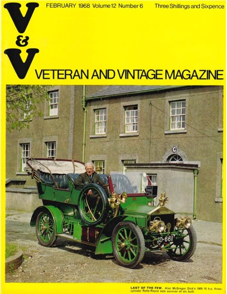 1968 VETERAN AND VINTAGE MAGAZIN 12 ENGLISCH