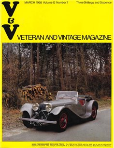 1968 VETERAN AND VINTAGE MAGAZINE 12 ENGLISH