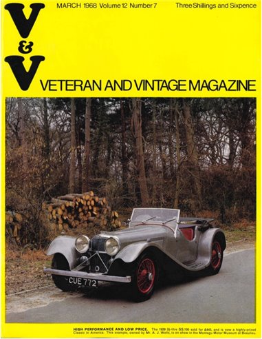 1968 VETERAN AND VINTAGE MAGAZIN 12 ENGLISCH