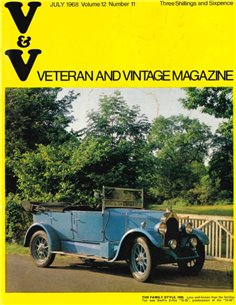 1968 VETERAN AND VINTAGE MAGAZINE 12 ENGELS