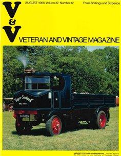 1968 VETERAN AND VINTAGE MAGAZINE 12 ENGLISH