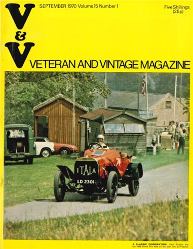 1970 VETERAN AND VINTAGE MAGAZINE 15 ENGLISH