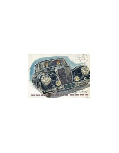 1952 MERCEDES BENZ TYPE 300 S BROCHURE NEDERLANDS
