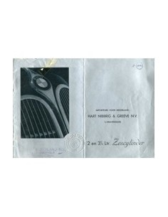 1939 BMW 2 EN 3.5 LITER ZESCYLINDER BROCHURE NEDERLANDS