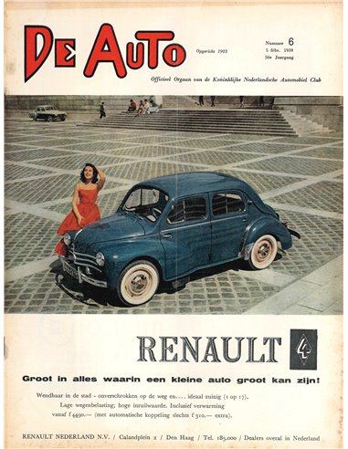 1959 DE AUTO MAGAZIN 06 NIEDERLÄNDISCH