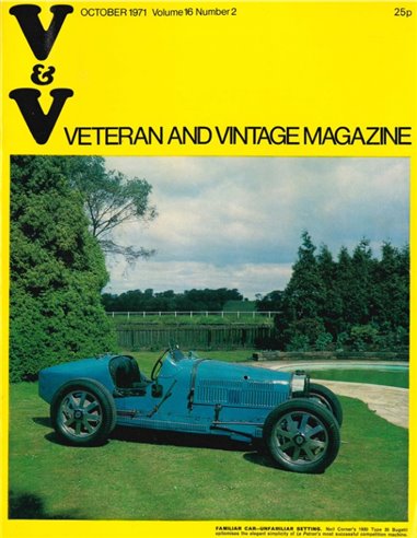 1971 VETERAN AND VINTAGE MAGAZINE 16 ENGLISH