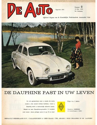 1959 DE AUTO MAGAZIN 08 NIEDERLÄNDISCH