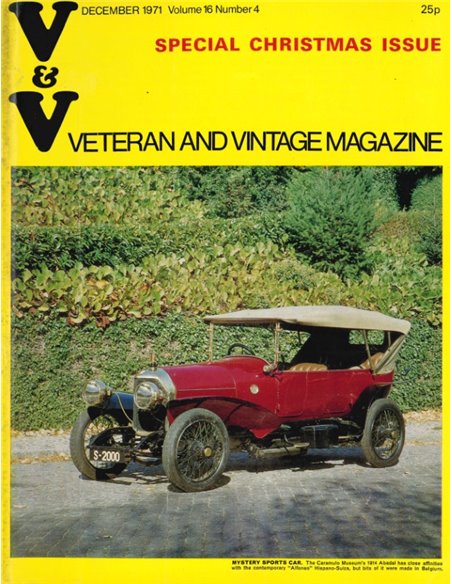 1971 VETERAN AND VINTAGE MAGAZINE 16 ENGLISH
