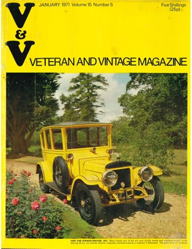 1971 VETERAN AND VINTAGE MAGAZIN 16 ENGLISCH