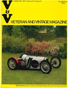 1971 VETERAN AND VINTAGE MAGAZIN 16 ENGLISCH