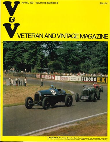 1971 VETERAN AND VINTAGE MAGAZIN 16 ENGLISCH