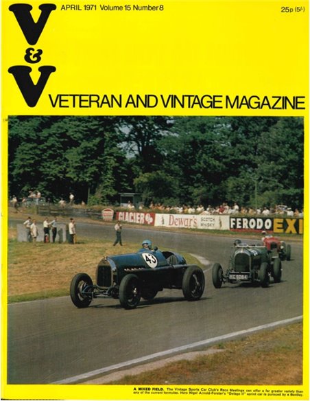 1971 VETERAN AND VINTAGE MAGAZIN 16 ENGLISCH