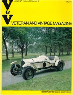 1971 VETERAN AND VINTAGE MAGAZINE 15 ENGELS