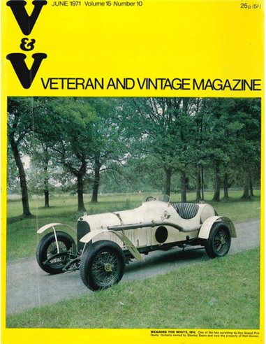 1971 VETERAN AND VINTAGE MAGAZINE 15 ENGLISH